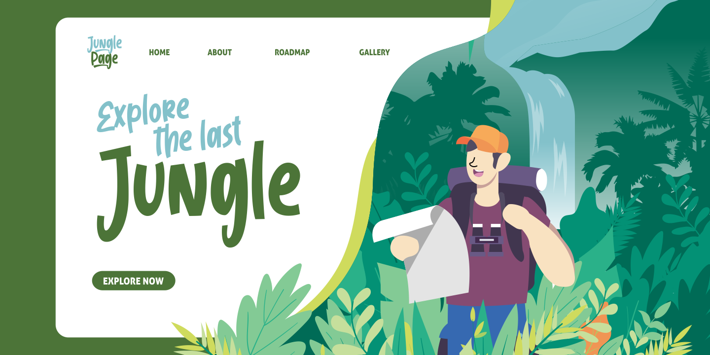 Example font Jungle Land #2